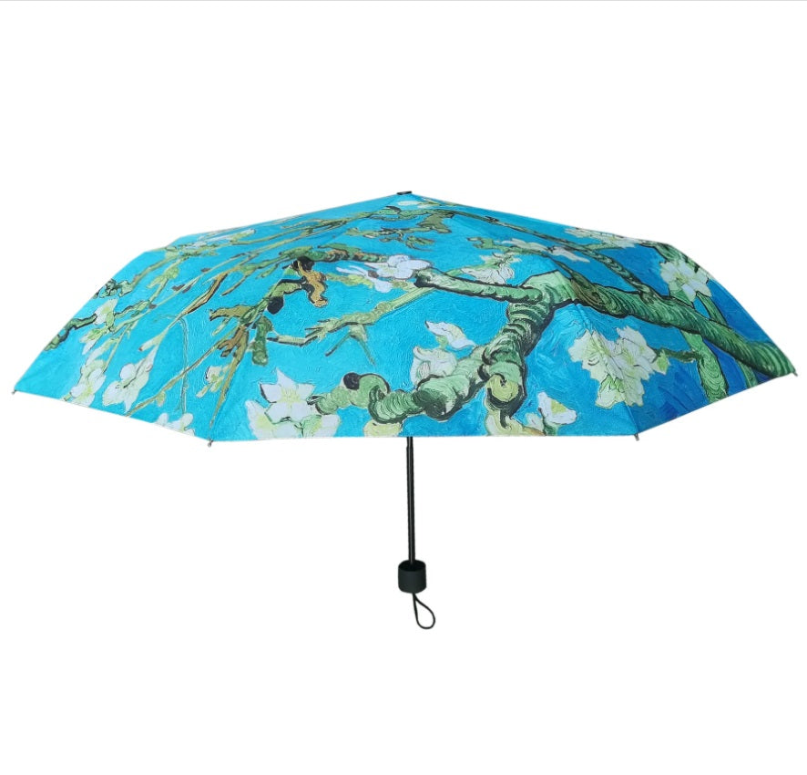 Signare Van Gogh Almond Blossom Compact Folding Umbrella