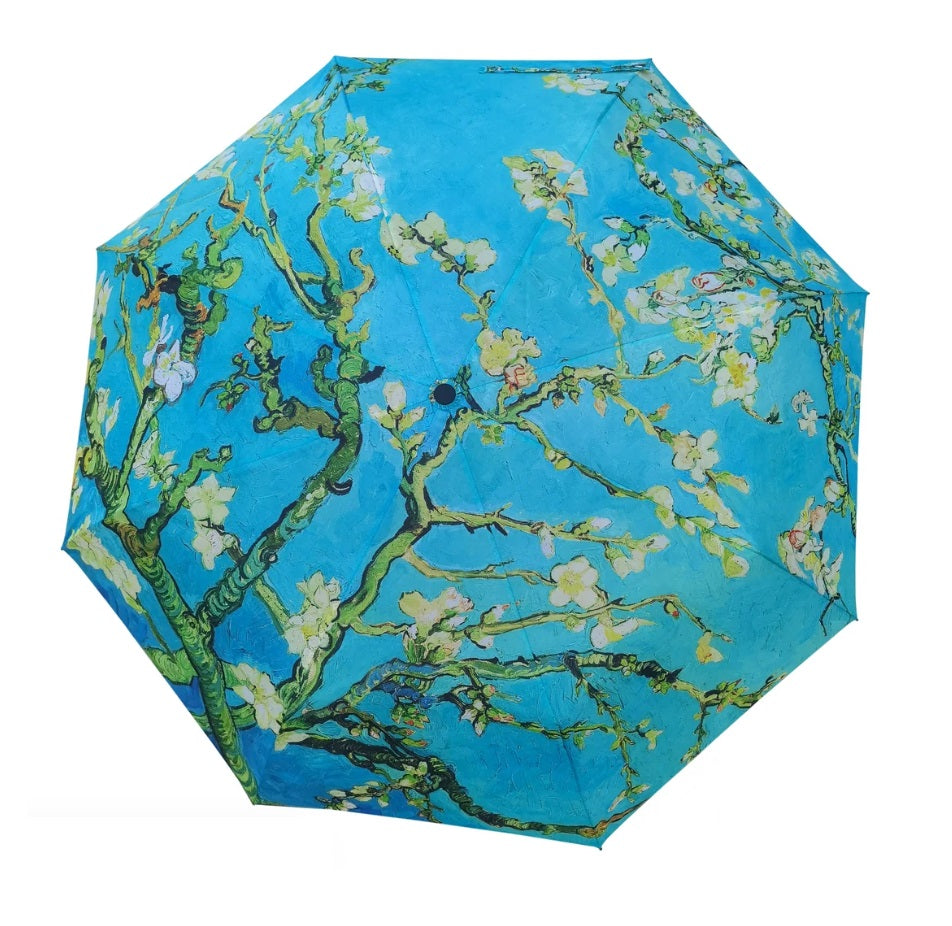 Signare Van Gogh Almond Blossom Compact Folding Umbrella