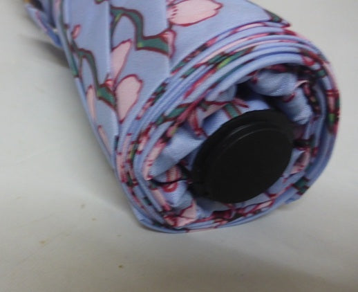 Signare Compact Folding Umbrella | Walter Crane Almond Blossom & Swallow Design