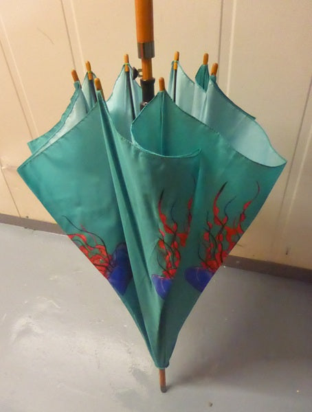 Soake Emily Smith Art Walking Stick Umbrella Jemima the Jellyfish