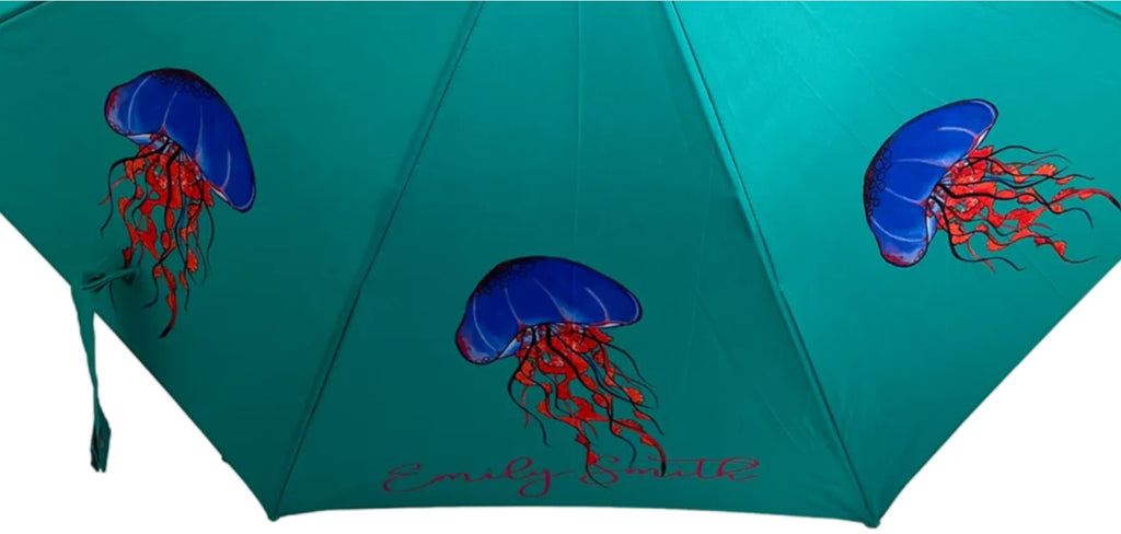 Soake Emily Smith Art Walking Stick Umbrella Jemima the Jellyfish