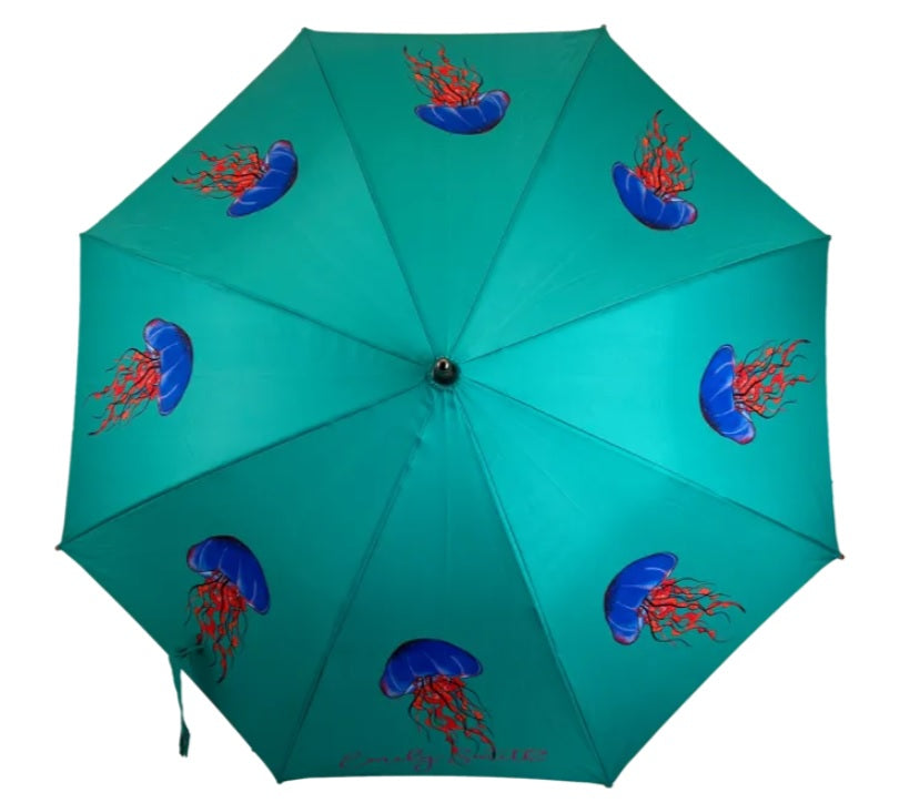 Soake Emily Smith Art Walking Stick Umbrella Jemima the Jellyfish