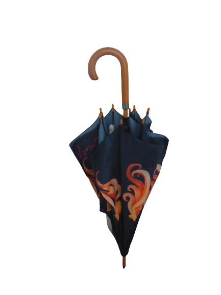 Soake Emily Smith Art Walking Stick Umbrella Oscar the Octopus