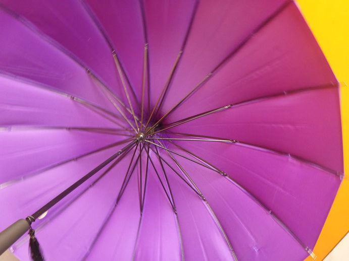 Soake Pagoda Walking Stick Umbrella Violet
