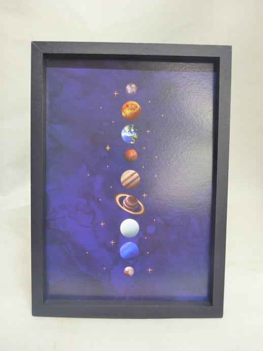 Something Different Solar System Planets Framed Wall Art Plaque 35cm