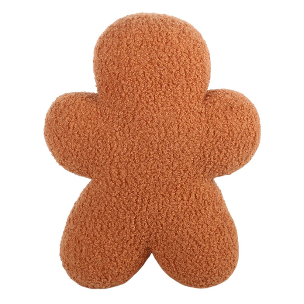 Something Different Sugarplum Bakery Gingerbread Man Boucle Cushion 33cm