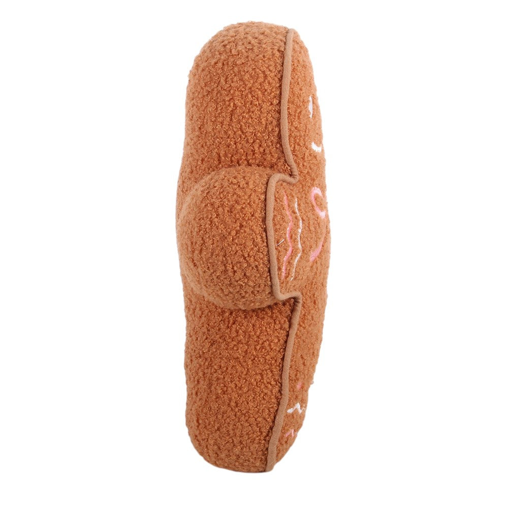 Something Different Sugarplum Bakery Gingerbread Man Boucle Cushion 33cm