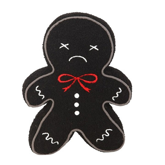 Something Different Creepmas Bakery Spooky Gingerbread Man Boucle Cushion 33cm