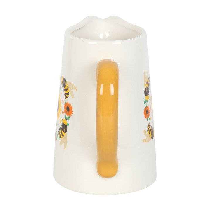 Something Different Bee Radiant Summer Bee & Sunflower Jug Shaped Ceramic Flower Vase