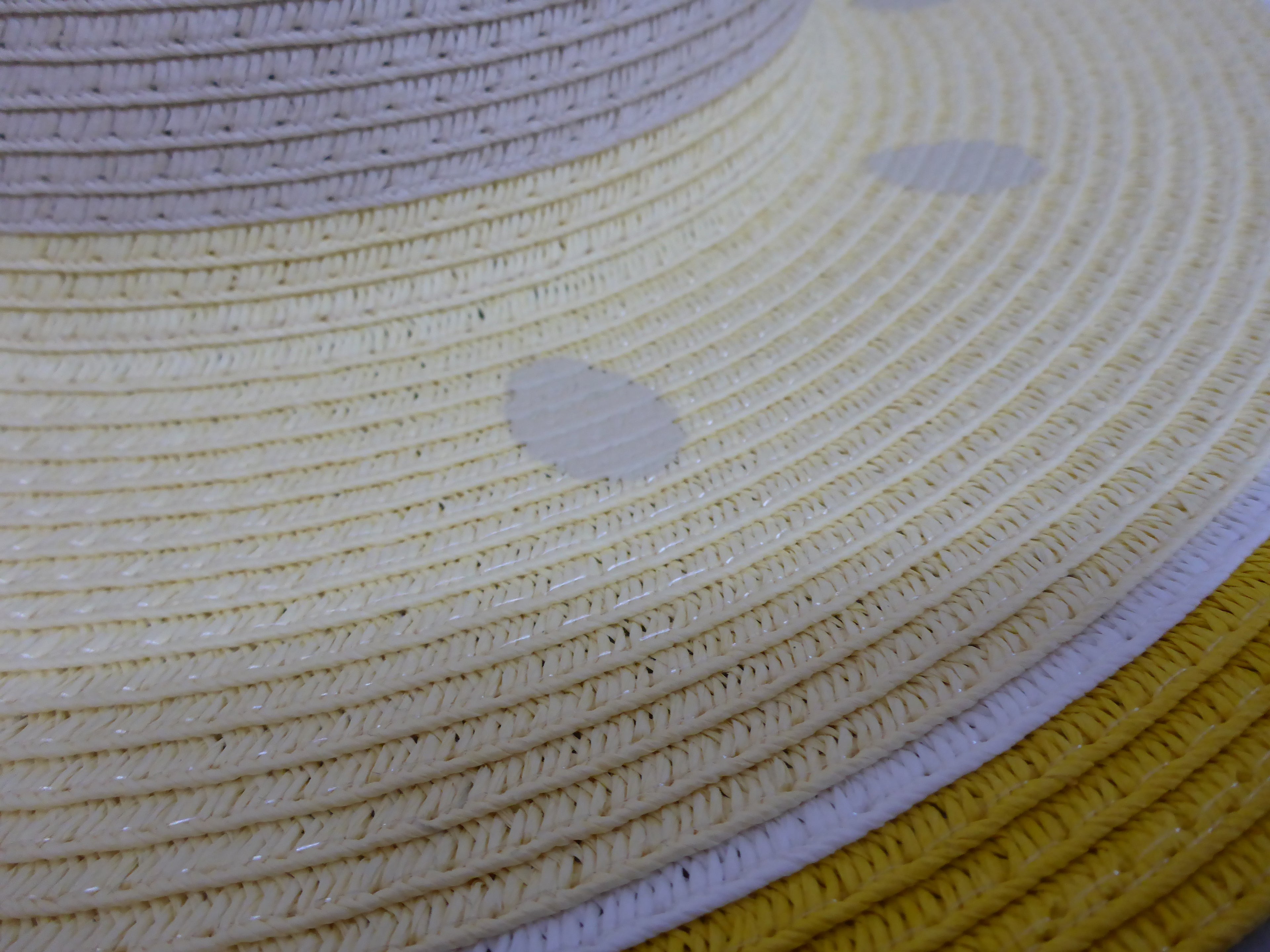 Black Ginger Wide Brim Sun Hat Foldable Roll Up + Travel Bag - Lemon Slice