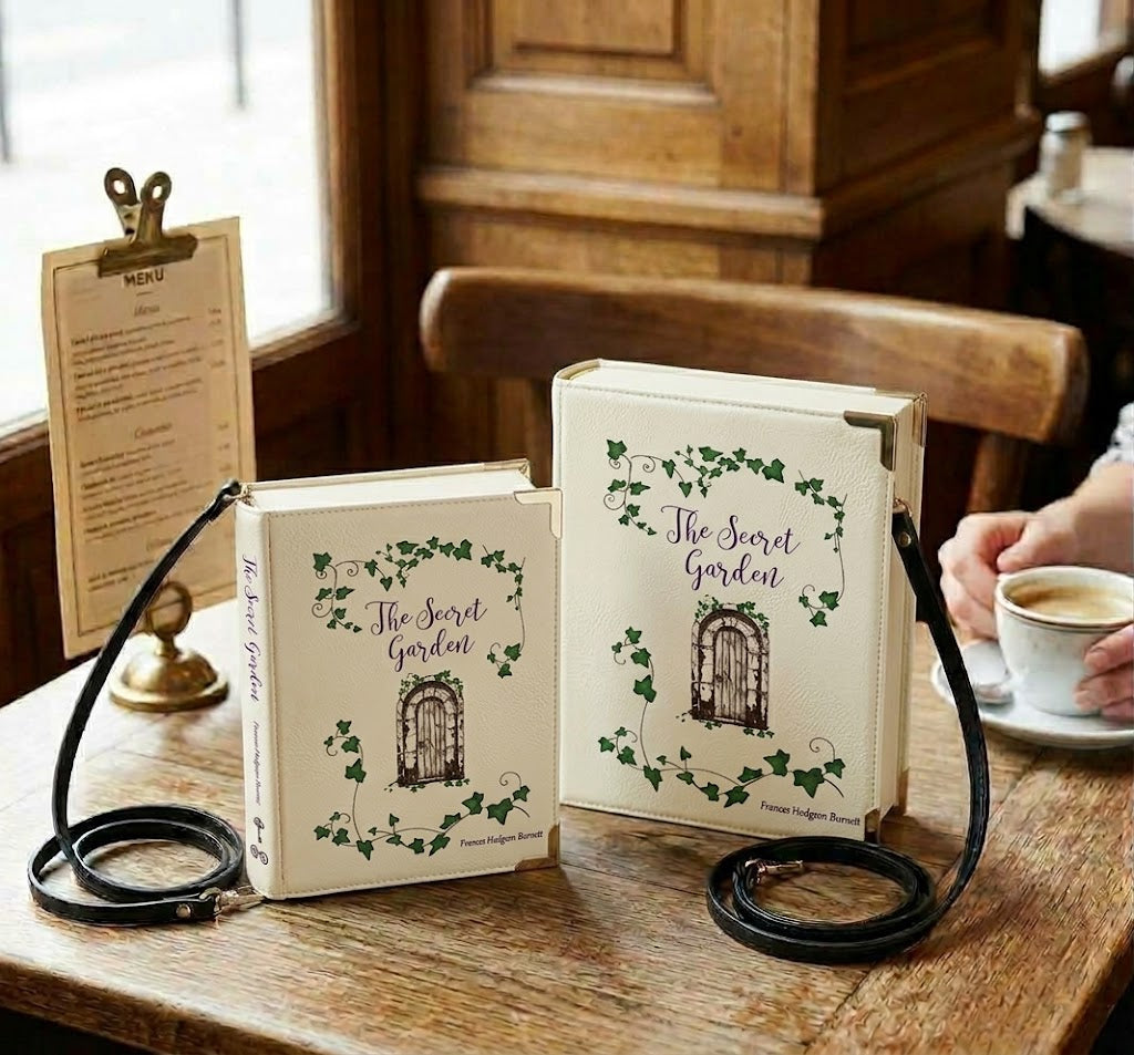 Well Read Book Large Cross Body Shoulder Bag - F H Burnett - The Secret Garden