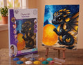 Craft Buddy Dragon's Treasure Crystal Art Canvas Kit 40 x 50cm