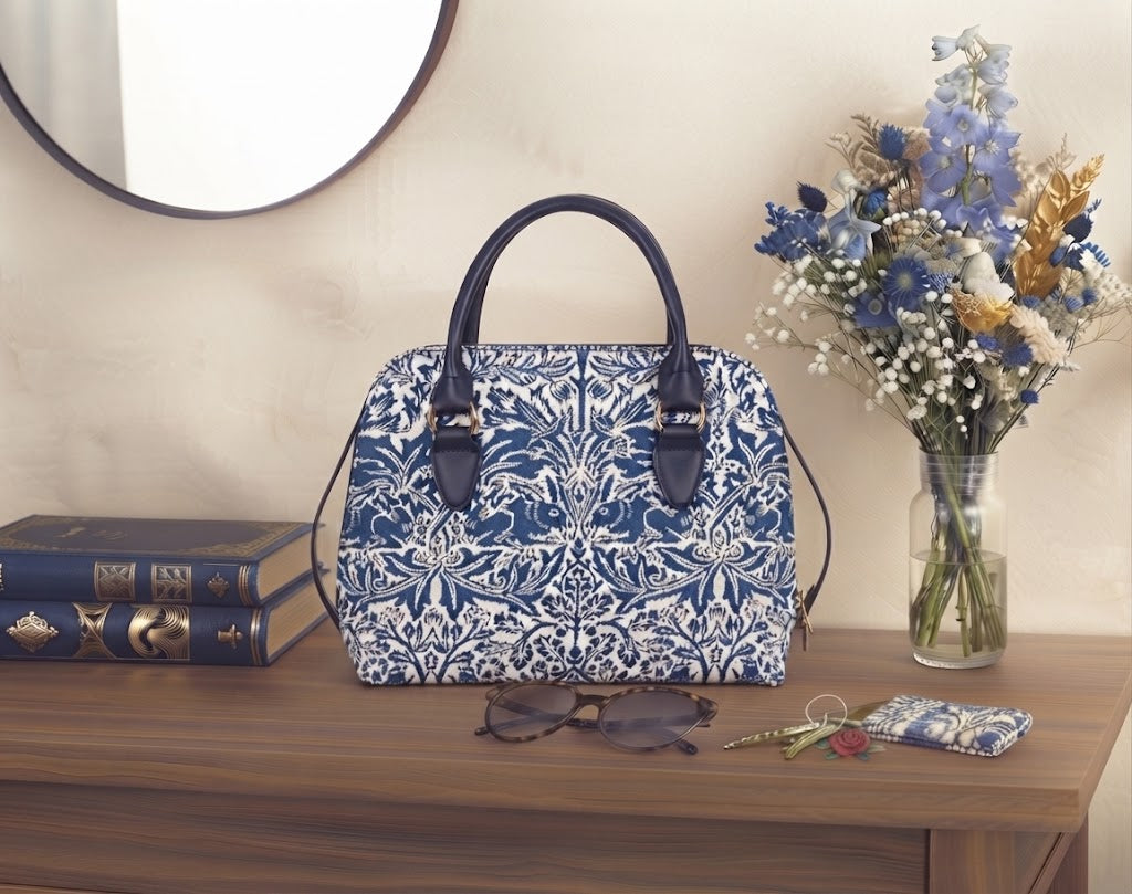 Signare Tapestry Convertible Grab & Shoulder Bag - William Morris Brother Rabbit