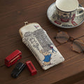 Signare Tapestry Clasp Top Soft Glasses Case - Peter Rabbit Victorian