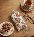 Signare Tapestry Clasp Top Soft Glasses Case - Beatrix Potter's Squirrel Nutkin