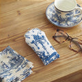 Signare Tapestry Clasp Top Soft Glasses Case - Chinoiserie
