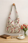 Signare Tapestry Hobo Slouch Bag + Coin Purse - Tulips (Ex-Display, Tags Missing) (Copy)