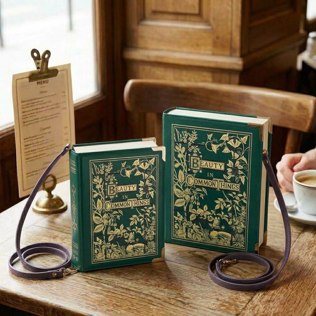 Well Read Book Large Cross Body Shoulder Bag - A C Chambers - Beauty in Common Things