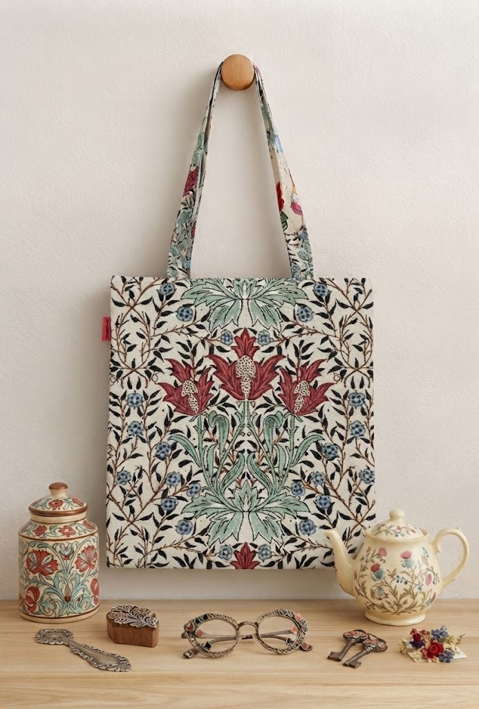 Signare Tapestry Flat Tote Shopper Bag - Bourne by John Henry Dearle