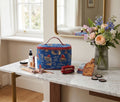 Signare Tapestry Vanity Cosmetic Bag - Paddington Bear Blue