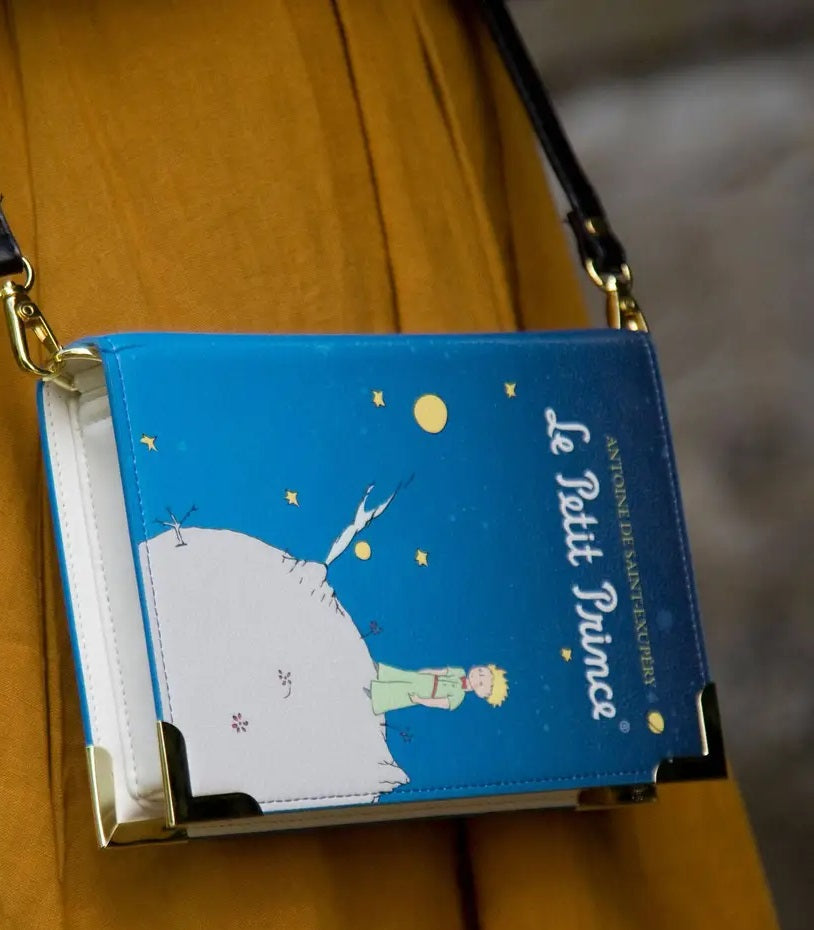 Well Read Book Large Cross Body Shoulder Bag - Antoine de Saint Exupery - Le Petit Prince