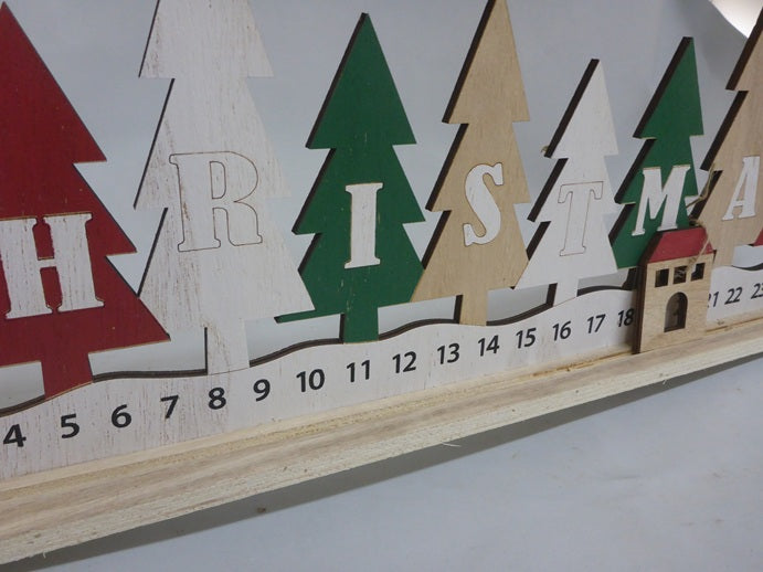 Wooden Christmas Tree Advent Calendar | 24 Day Countdown | Something Different