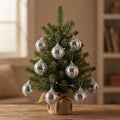 Silver Shiny Mirror Ball Bauble Christmas Tree Decoration By Sass & Belle