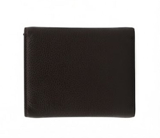 Mala Leather Stable Row Brown Compact Tri-Fold Purse