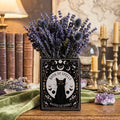 Black Cat Magick Book of Spells Shaped Flower Vase | Spirit of Equinox