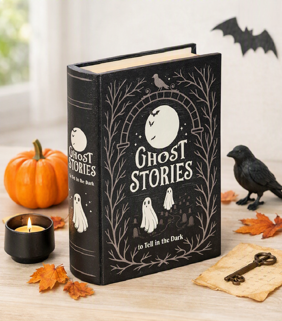 Something Different Ghost Stories Book Shaped Storage Box | Spirit of Equinox Haunted Library
