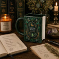 Green Witch Book of Spells Book Shaped Ceramic Mug | The Gothic Book Club | Something Different (Copy)