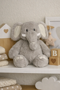 Jomanda Large Grey Elephant Soft Plush Toy 33cm