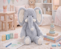 Jomanda Large Grey Elephant Soft Plush Toy 52cm