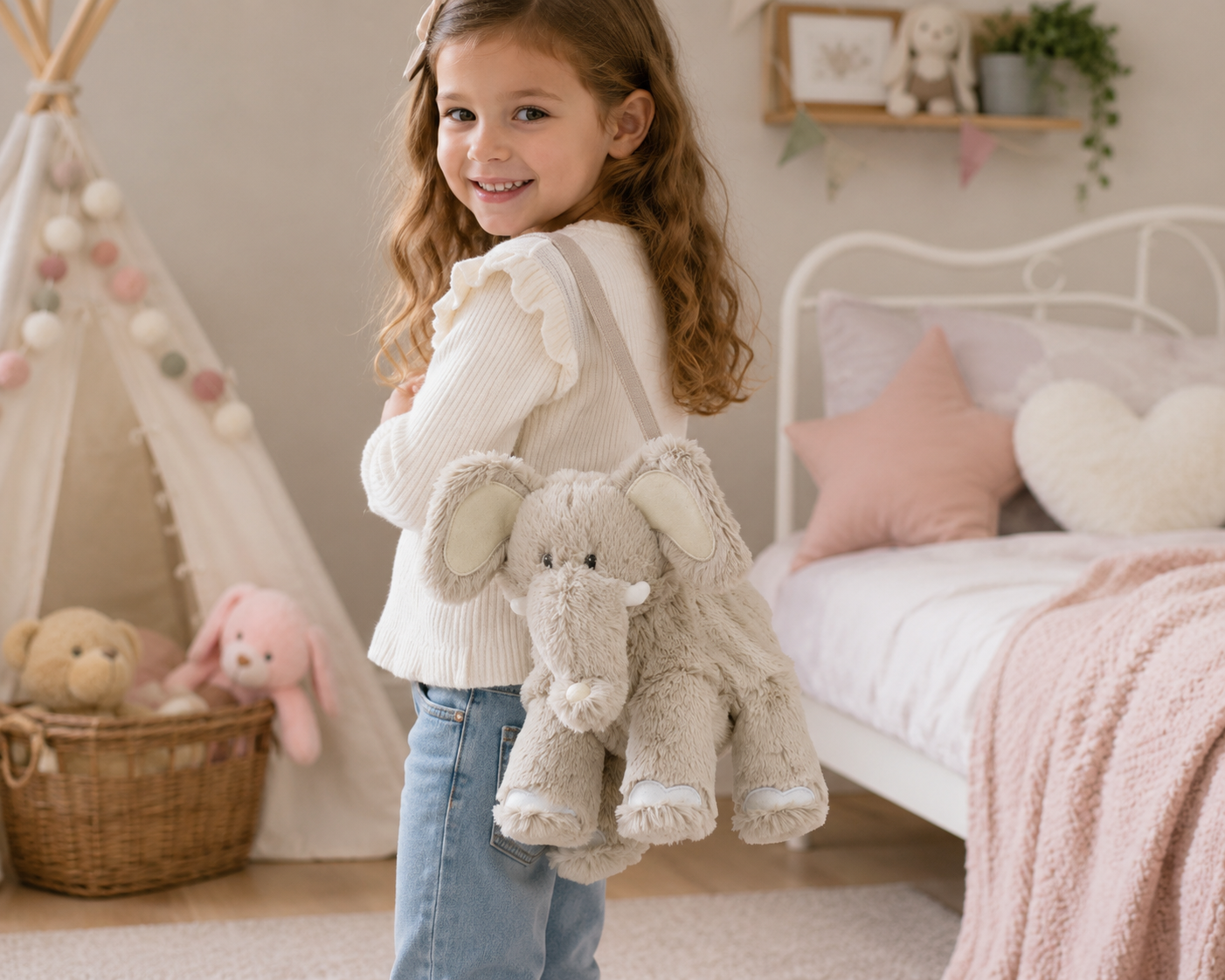 Jomanda Elephant Plush Children's Animal Bag