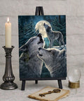 Lisa Parker Wolf Song Canvas Box Frame Wall Art 19 x 25cm
