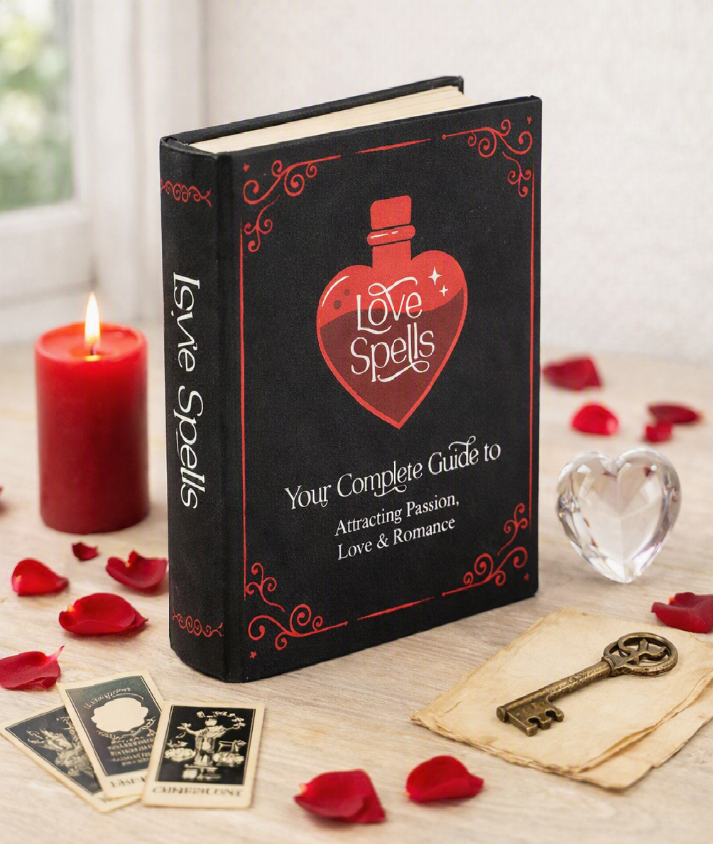 Something Different Love Spells Book Shaped Storage Box | Spirit of Equinox Summon the Spirits