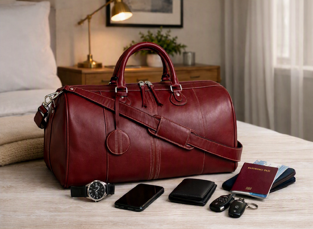 Mala Leather Edgbaston Cricket Holdall | Genuine Leather Weekend & Travel Bag