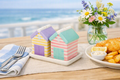 Pastel Beach Hut Salt & Pepper Cruet Set | Summer Collection | Something Different