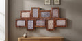 Sass & Belle Nine Photo Dark Mango Wood Wall Frame