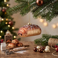 Sass & Belle Pain au Chocolat 3D Glass Christmas Bauble