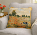 Signare Tapestry Cushion Cover 45cm - Claude Monet Poppy Field