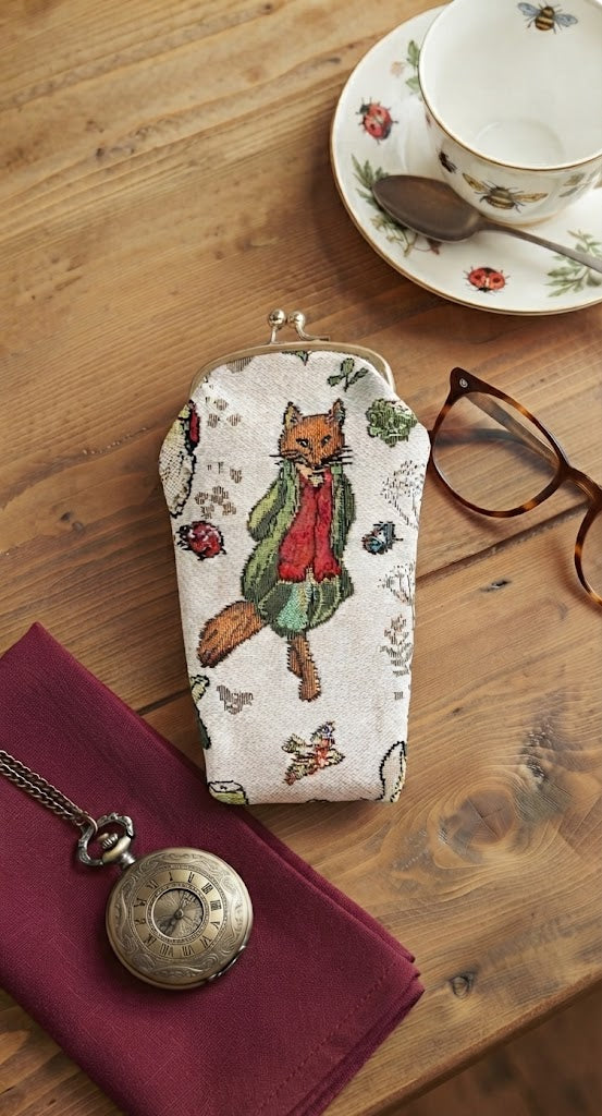 Signare Tapestry Clasp Top Glasses Case Beatrix Potter Mr Tod