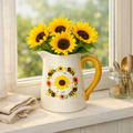 Something Different Bee Radiant Summer Bee & Sunflower Jug Shaped Ceramic Flower Vase