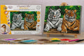 Tigers Crystal Art Canvas Kit | 40 x 50cm | Craft Buddy
