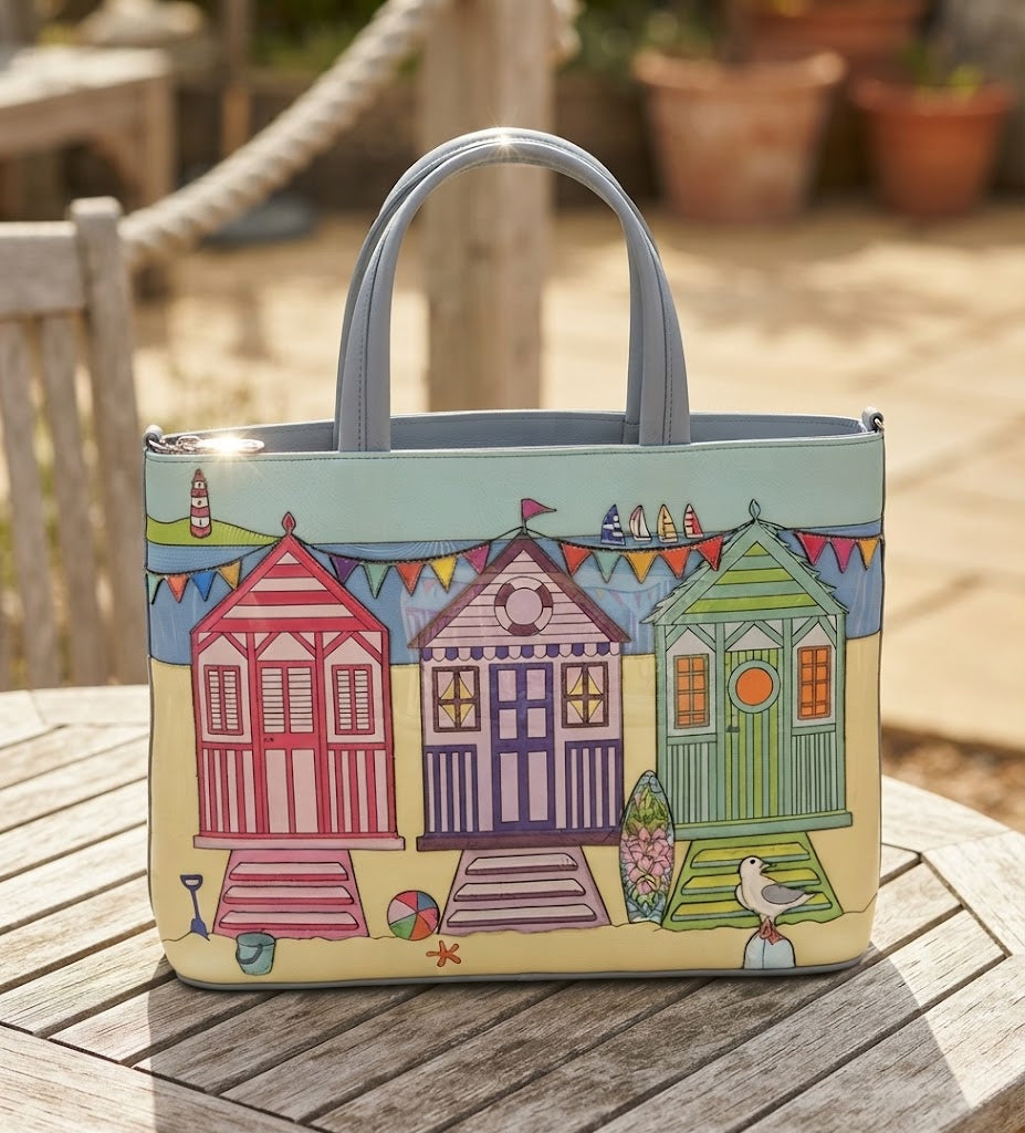 Mala Leather Southwold Blue Multiway Grab & Shoulder Bag