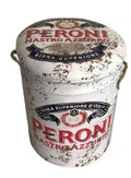 Kozzy Retro Design 2 in 1 Padded Storage Stool - Peroni Beer