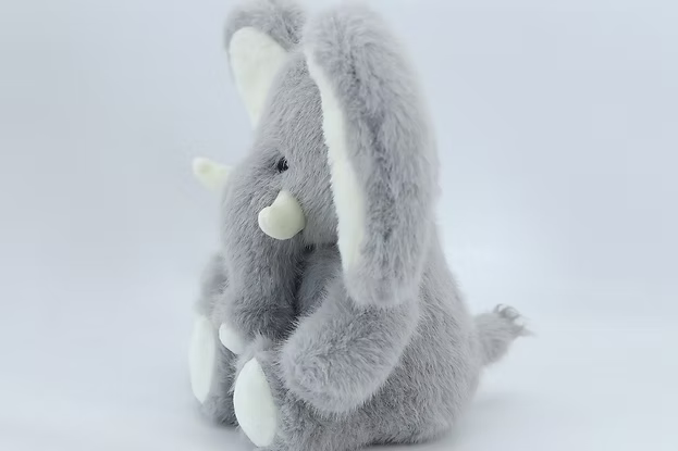 Jomanda Medium Grey Elephant Soft Plush Toy 22cm