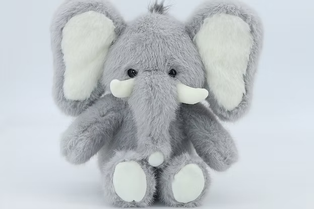 Jomanda Medium Grey Elephant Soft Plush Toy 22cm