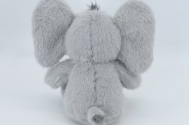 Jomanda Medium Grey Elephant Soft Plush Toy 22cm