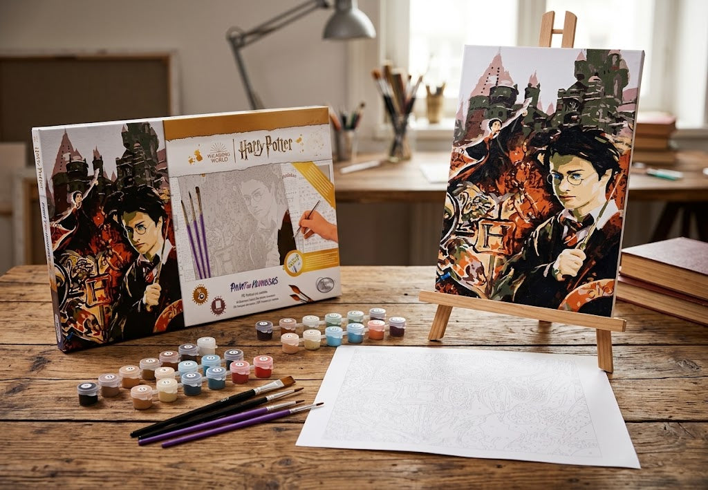 Craft Buddy Harry Potter Collage Paint By Numbers Canvas Kit 30 x 50cm (Damaged Packaging)